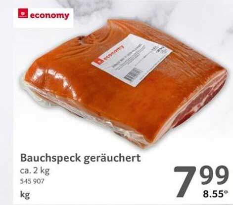 Bauchspeck geräuchert