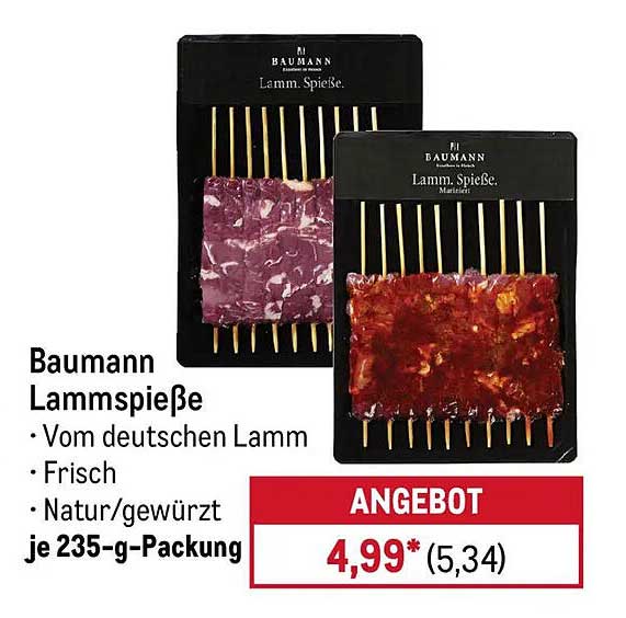 Baumann Lammspieße