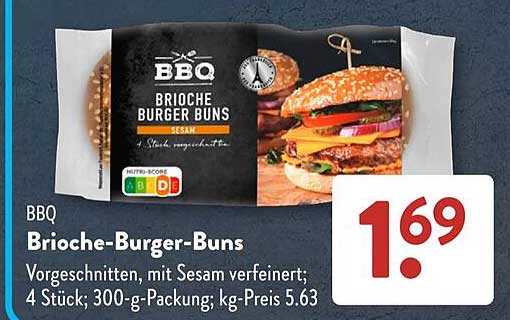 BBQ Brioche-Burger-Buns