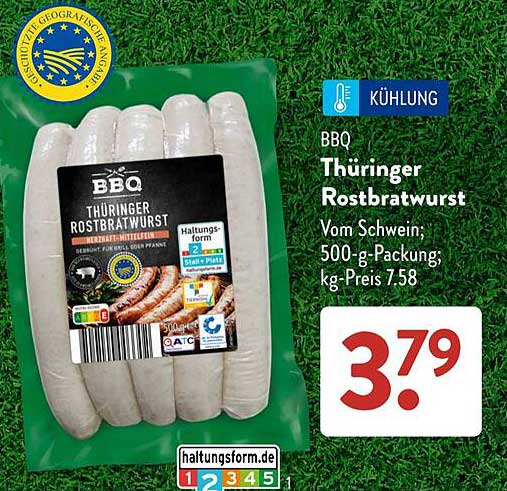 BBQ Thüringer Rostbratwurst
