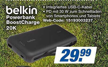 belkin Powerbank BoostCharge 20K