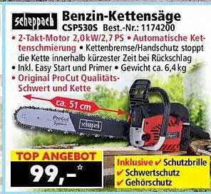 Benzin-Kettensäge CSP530S Best.-Nr.: 1174200