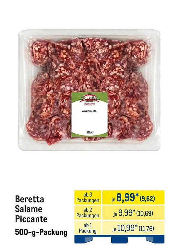 Beretta Salame Piccante 500-g-Packung