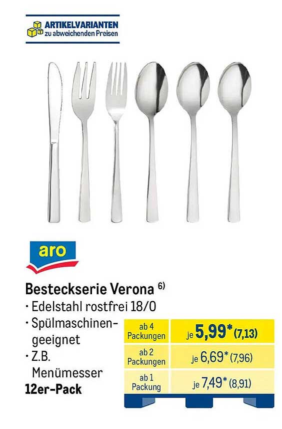 Besteckserie Verona
