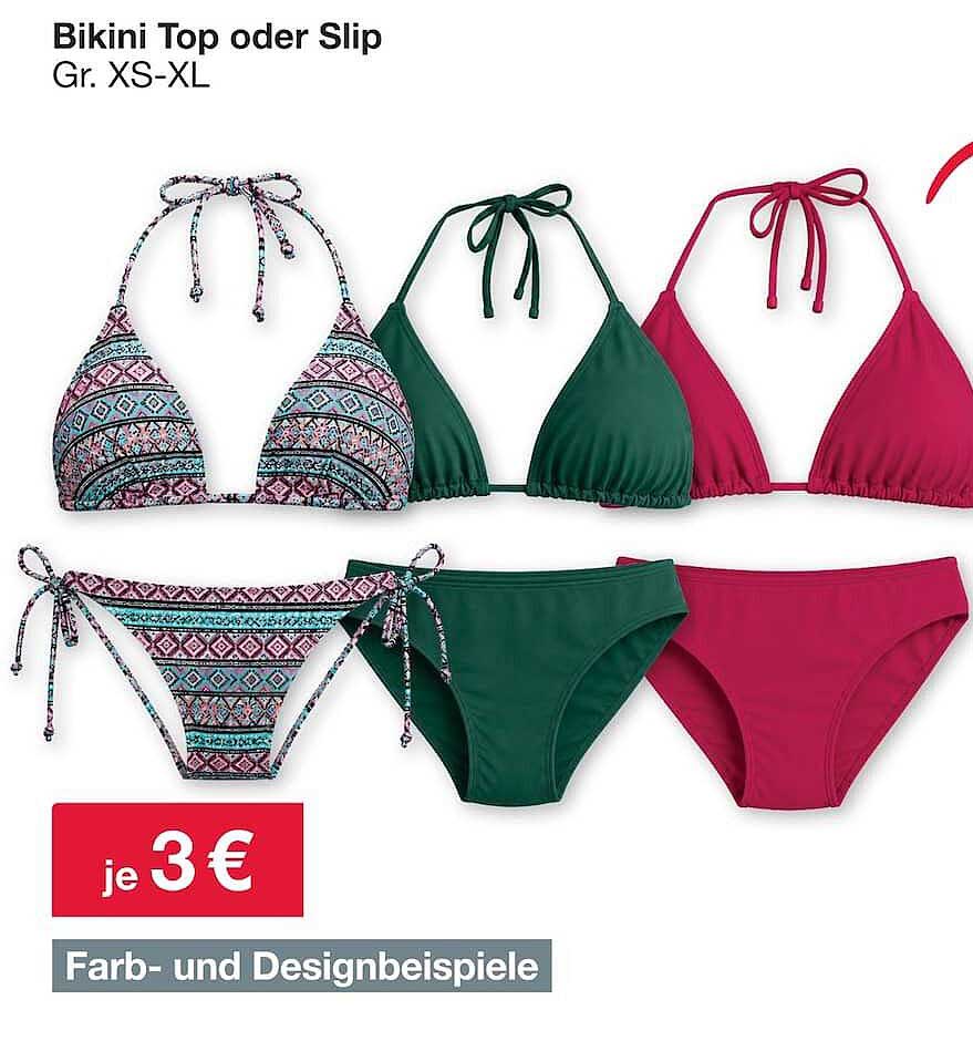 Bikini Top oder Slip Gr. XS-XL