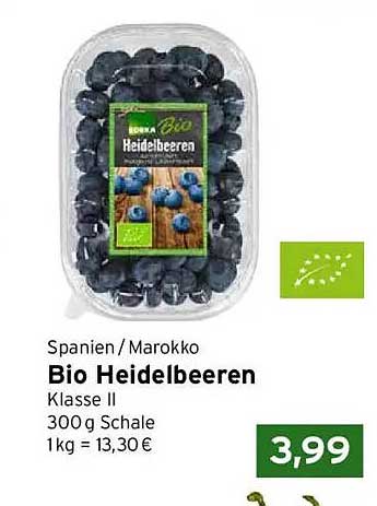Bio Heidelbeeren