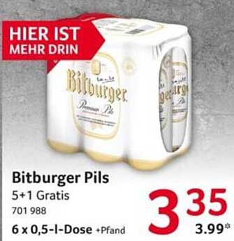 Bitburger Pils 5+1 Gratis