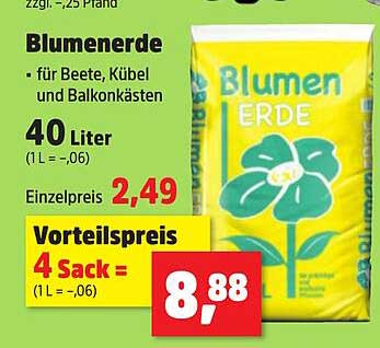 Blumenerde