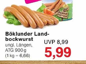 Böklunder Land-bockwurst