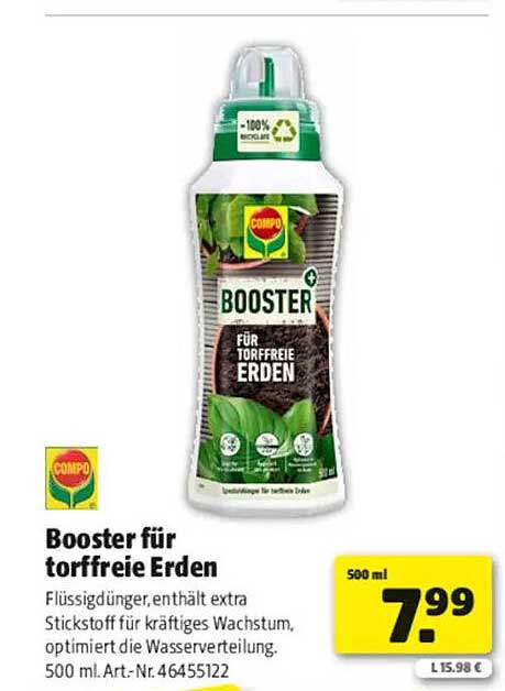 Booster für torffreie Erden