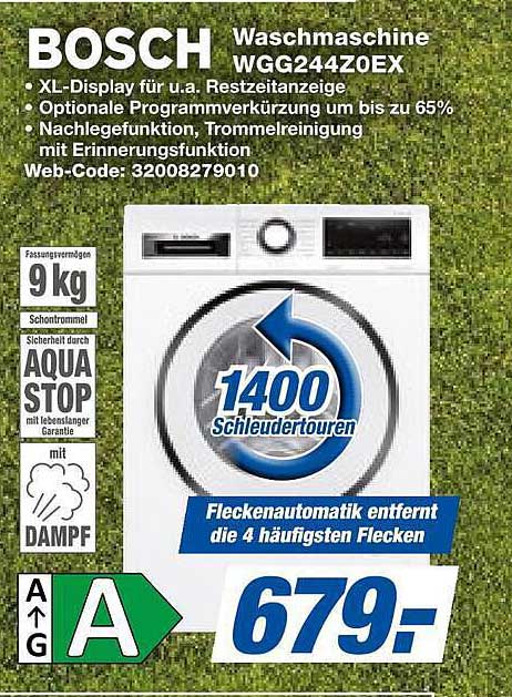 BOSCH Waschmaschine WGG244Z0EX