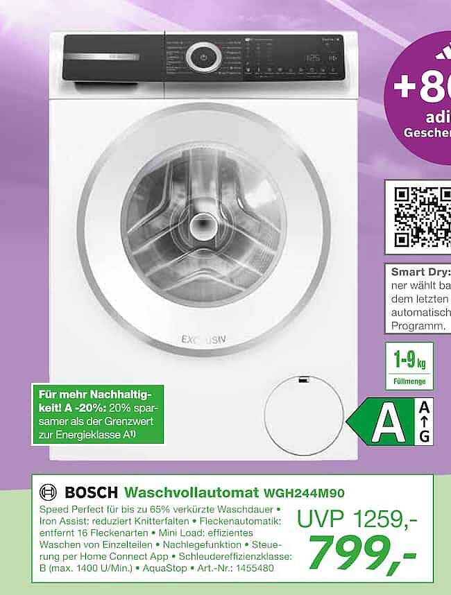 BOSCH Waschvollautomat WGH244M90