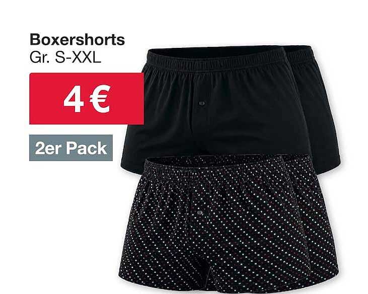 Boxershorts Gr. S-XXL 2er Pack