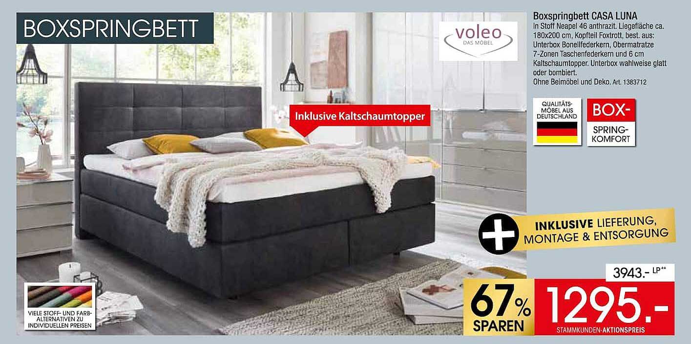 Boxspringbett CASA LUNA