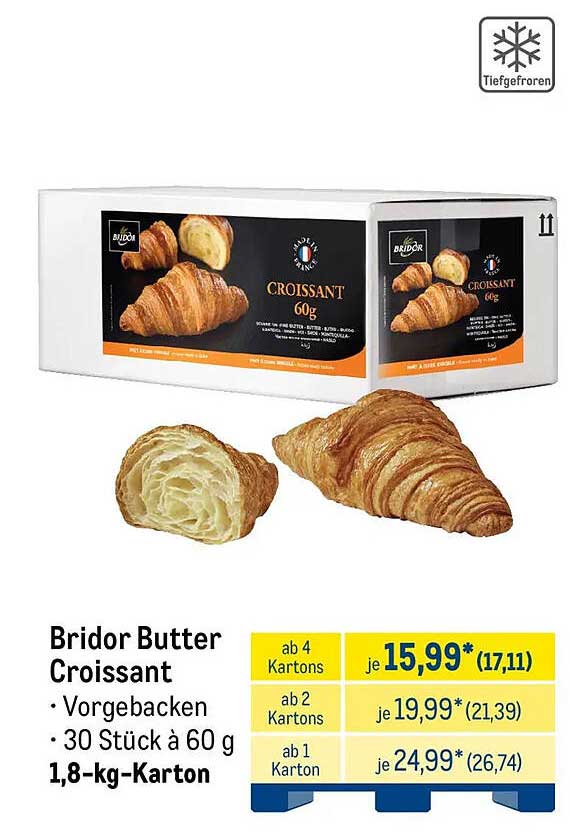 Bridor Butter Croissant