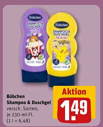 Bübchen Shampoo & Duschgel versch. Sorten, je 230-ml-Fl.