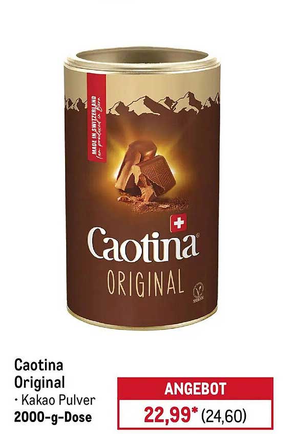Caotina Original - Kakao Pulver 2000-g-Dose