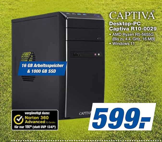 CAPTIVA Desktop-PC Captiva R10-0029
