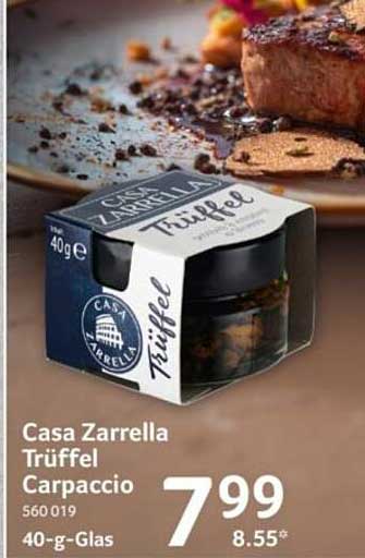 Casa Zarrella Trüffel Carpaccio