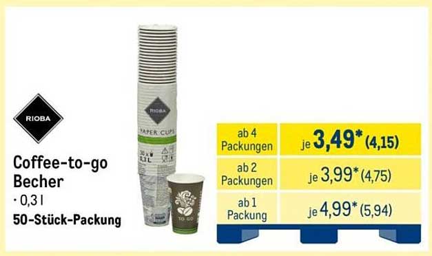 Coffee-to-go Becher