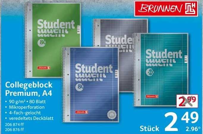 Collegeblock Premium, A4