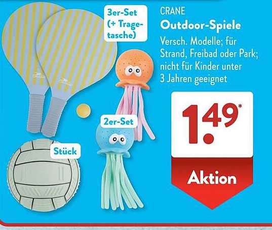 CRANE Outdoor-Spiele