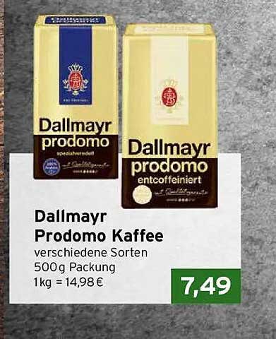 Dallmayr Prodomo Kaffee