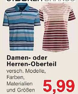 Damen- oder Herren-Oberteil