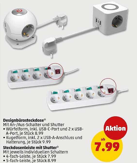 Designbürosteckdose*