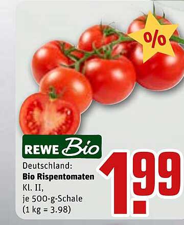 Deutschland: Bio Rispentomaten