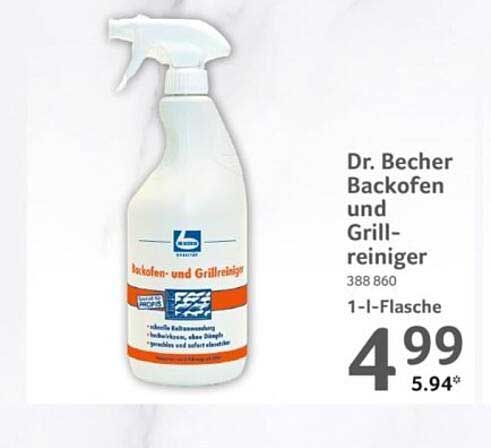 Dr. Becher Backofen und Grillreiniger 388 860 1-l-Flasche