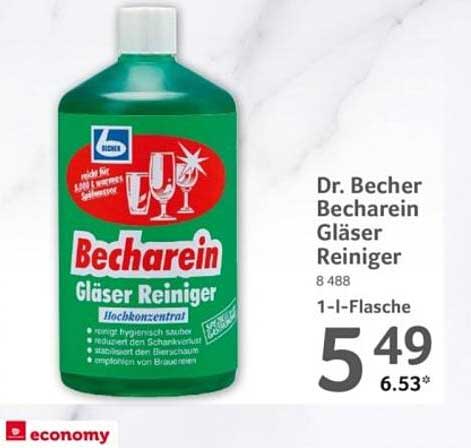 Dr. Becher Becharein Gläser Reiniger