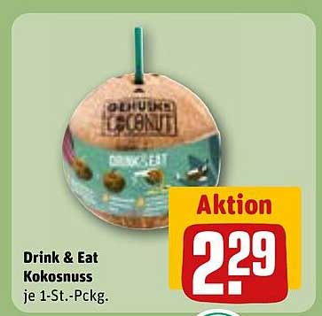 Drink & Eat Kokosnuss je 1-St.-Pkg.