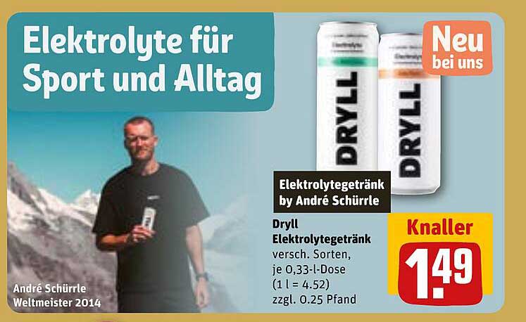Dryll Elektrolytgetränk by André Schürrle
