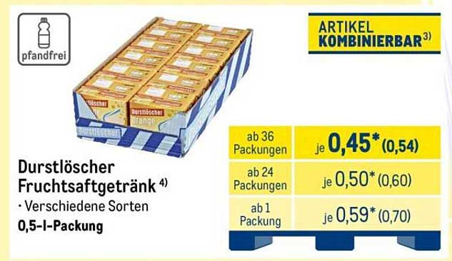 Durstlöscher Fruchtsaftgetränk