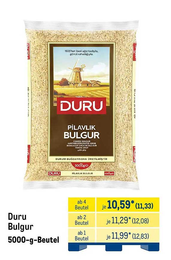 Duru Bulgur 5000-g-Beutel