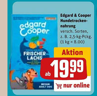 Edgard & Cooper Hundetrocken-nahrung versch. Sorten, z. B. 2,5-kg-Packg. (1 kg = 8.00)