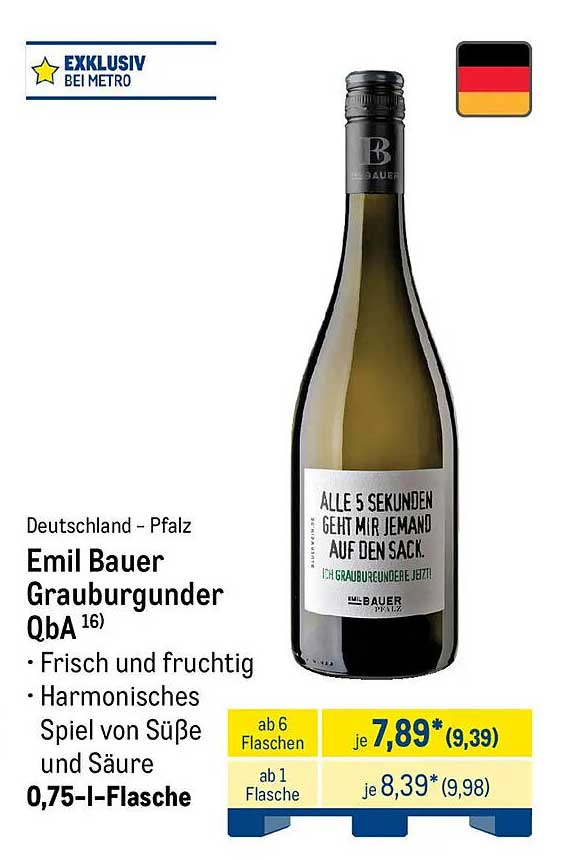 Emil Bauer Grauburgunder QbA