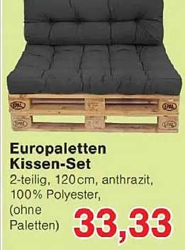 Europaletten Kissen-Set