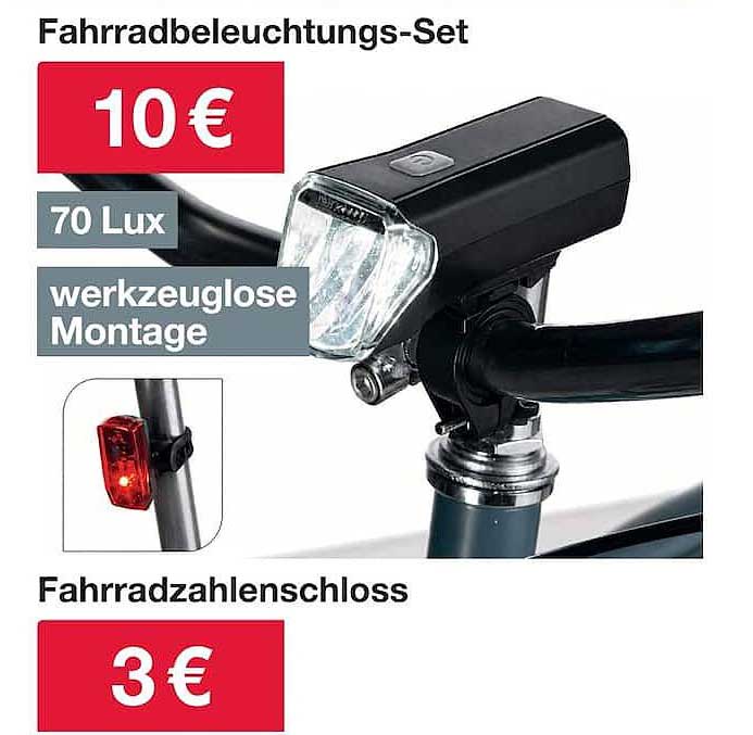 Fahrradbeleuchtungs-Set
