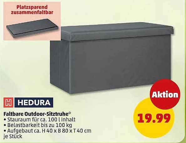 Faltbare Outdoor-Sitztruhe*