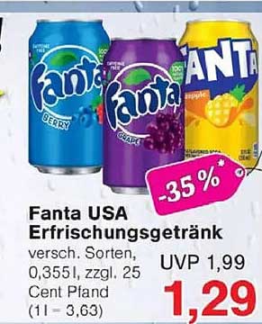 Fanta USA Erfrischungsgetränk