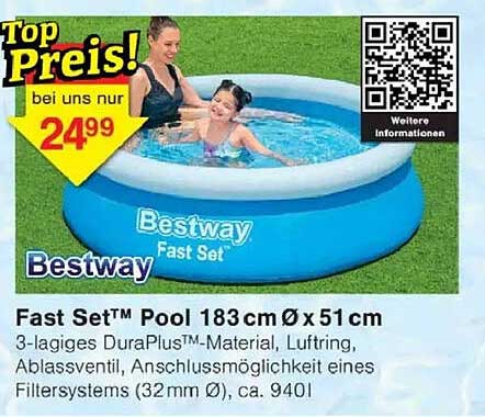 Fast Set™ Pool 183cm Ø x 51cm