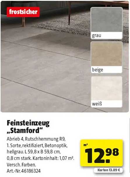Feinsteinzeug „Stamford“