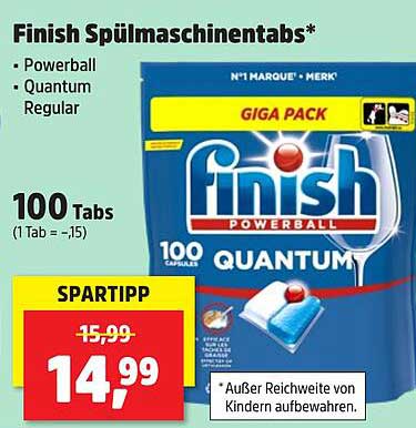 Finish Spülmaschinentabs*