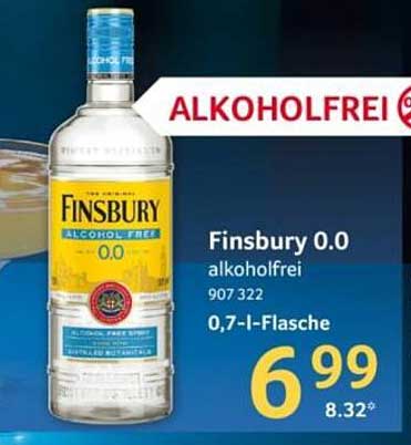Finsbury 0.0 alkoholfrei 907 322 0,7-l-Flasche