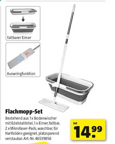 Flachmopp-Set
