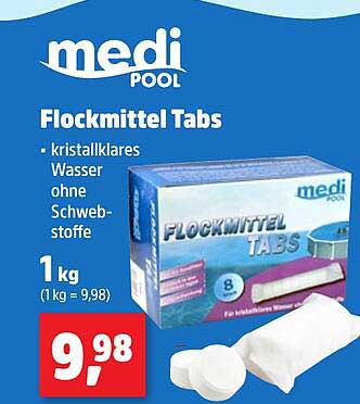 Flockmittel Tabs