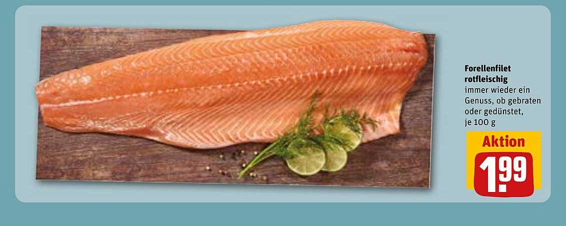 Forellenfilet rotfleischig