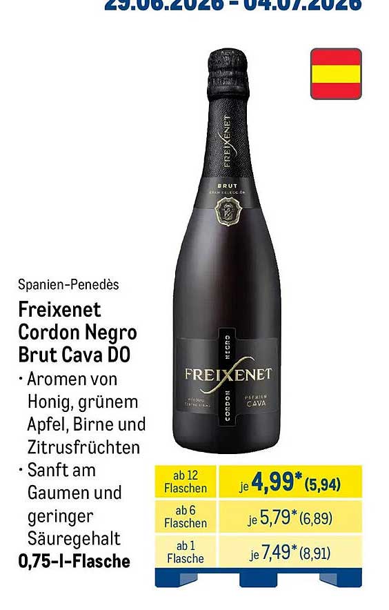 Freixenet Cordon Negro Brut Cava DO